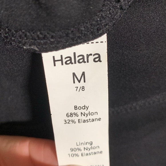 Halara UltraSculpt SoCinched High Waisted Capri Leggings Black Sz M Athleisure - Picture 5 of 6